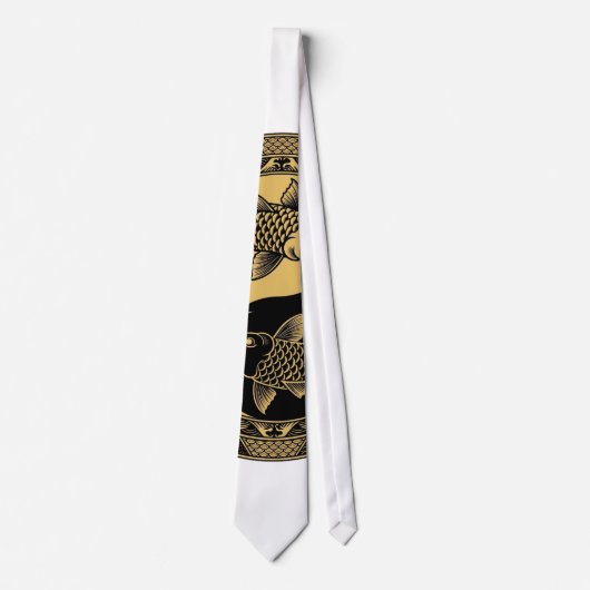 Yin Yang Draken Grafisch T-Shirt Stropdas (Voorkant)