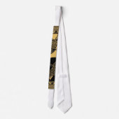 Yin Yang Draken Grafisch T-Shirt Stropdas (Achterkant)