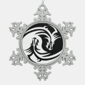 yin yang draken ornament (Voorkant)