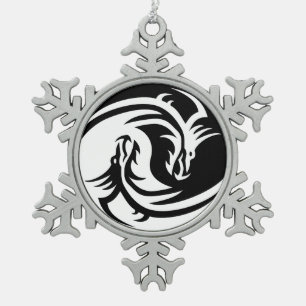 yin yang draken ornament