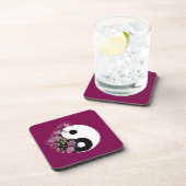 Yin Yang Drank Onderschalen Bier Onderzetter (Rechterzijde)