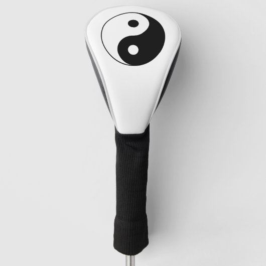 Yin & Yang Driver Hoesje Golfheadcover (Voorkant)