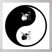 Yin Yang Drums Poster (Voorkant)