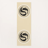 Yin Yang Dutch White Workout, Pilates en Yogamat (Voorkant)