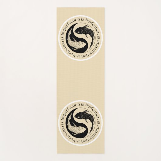 Yin Yang Dutch White Workout, Pilates en Yogamat (Voorkant)