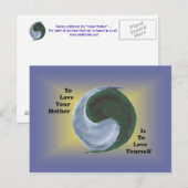 Yin Yang Earth Briefkaart (Voorkant / Achterkant)