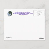 Yin Yang Earth Briefkaart (Achterkant)