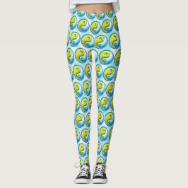 Yin-Yang Earth Stropdas-Dye Leggings