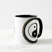 Yin Yang Emblem Cup Mok (Voorkant rechts)