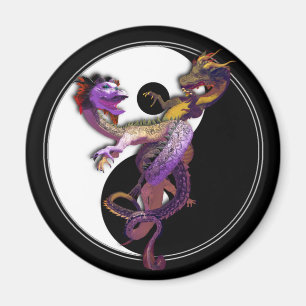 Yin Yang en de Dragons Dance of Love Magneet