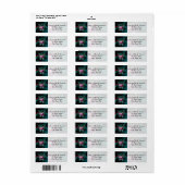 Yin Yang, engelenvleugels en hart Etiket (Full Sheet)