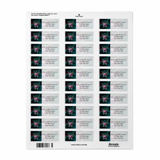 Yin Yang, engelenvleugels en hart Etiket (Full Sheet)