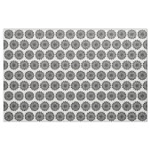 Yin Yang Fabric - zwart, wit Stof (Fat Quarter)