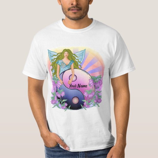 Yin Yang  fairy  T-shirt (Voorkant)