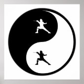 Yin Yang Fencing Poster (Voorkant)