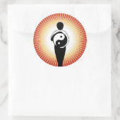 Yin Yang Figuur sticker (Tas)