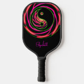 Yin Yang Fire Pickleball Paddle (Achterkant)