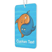Yin Yang Fish Cartoon Auto Luchtverfrisser (Links)