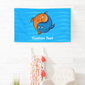 Yin Yang Fish Cartoon Banner (Insitu)