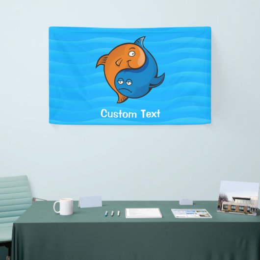 Yin Yang Fish Cartoon Banner (Beurs)
