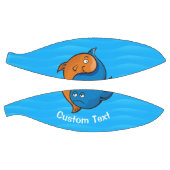 Yin Yang Fish Cartoon Basketbal (Panelen)