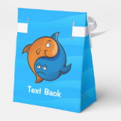 Yin Yang Fish Cartoon Bedankdoosjes (Achterkant)