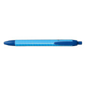 Yin Yang Fish Cartoon Blauwe Inkt Pen (Achterkant)