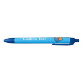Yin Yang Fish Cartoon Blauwe Inkt Pen (Bodem)