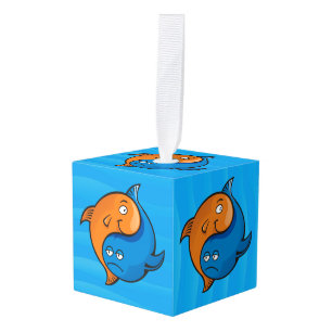 Yin Yang Fish Cartoon Decoratie