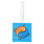 Yin Yang Fish Cartoon Decoratie (Voorkant)