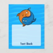 Yin Yang Fish Cartoon Flyer (Achterkant)