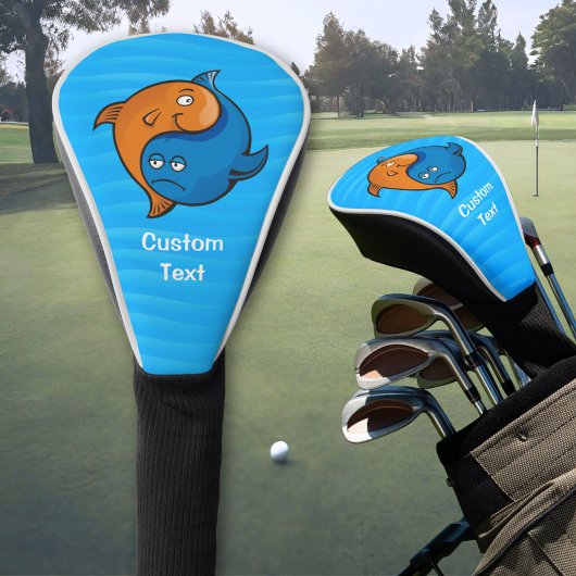 Yin Yang Fish Cartoon Golfheadcover