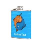 Yin Yang Fish Cartoon Heupfles (Links)