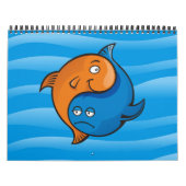 Yin Yang Fish Cartoon Kalender (Hoes)