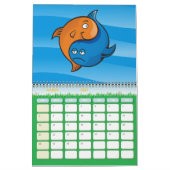 Yin Yang Fish Cartoon Kalender (Mar 2027)