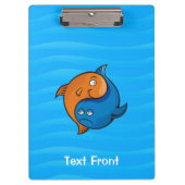 Yin Yang Fish Cartoon Klembord (Voorkant)