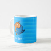 Yin Yang Fish Cartoon Koffiemok (Voorkant links)