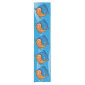 Yin Yang Fish Cartoon Korte Tafelloper (Voorkant)
