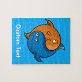 Yin Yang Fish Cartoon Legpuzzel (Horizontaal)