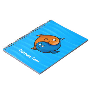 Yin Yang Fish Cartoon Notitieboek