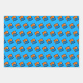 Yin Yang Fish Cartoon Pattern Inpakpapier Vel (Voorkant 3)