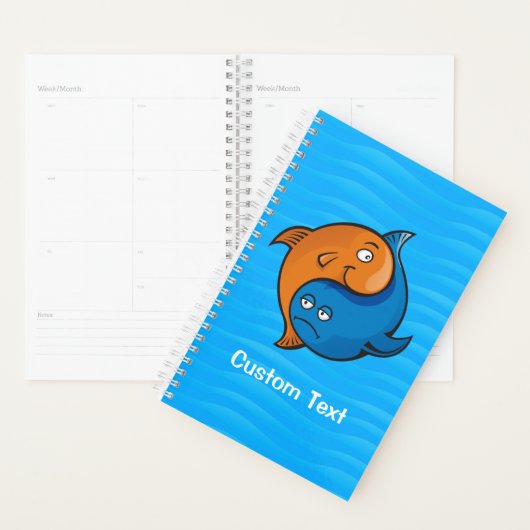 Yin Yang Fish Cartoon Planner (Display)