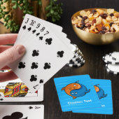 Yin Yang Fish Cartoon Pokerkaarten (Insitu)