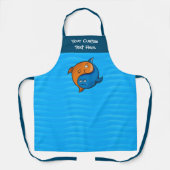 Yin Yang Fish Cartoon Schort (Voorkant)