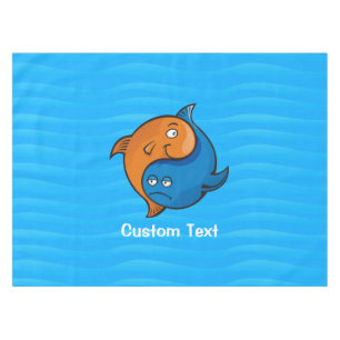 Yin Yang Fish Cartoon Tafelkleed
