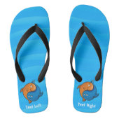 Yin Yang Fish Cartoon Teenslippers (Voetbed)