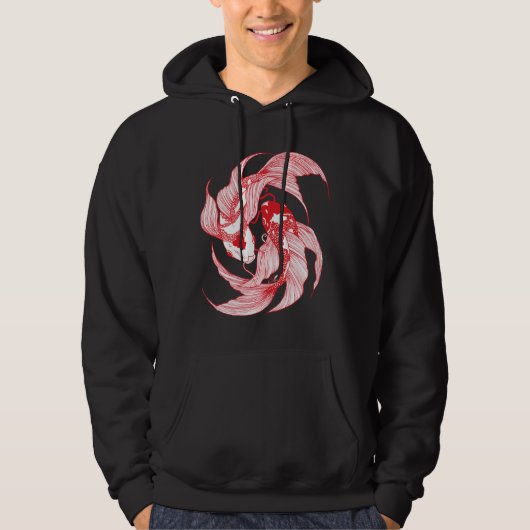 Yin Yang Fish Hoodie (Voorkant)