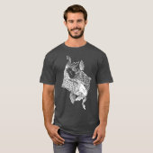 Yin Yang Fish Koi Fish Premium T-shirt (Voorkant volledig)