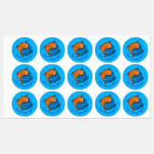 Yin Yang Fish Labels (Vel)