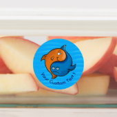 Yin Yang Fish Labels (Aangebracht)